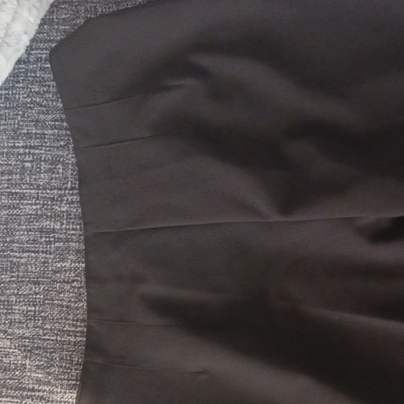 Josh & Arielle black slacks with 4" slits on front of pant permanent pipe detail - Picture 4 of 5